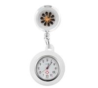 Alipis Reloj de Enfermera Colgante Clip Negro, Resistente al Agua y Aleación, Fecha Ajustable para Uso Médico Profesional
