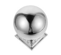 Alipis Remate Decorativo de Bola para Postes de Acero Inoxidable, Tapa Redonda para Barandillas de Escaleras Interiores, Resistente y Elegante para Evitar Movimientos