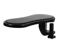 Alipis Reposabrazos Ergonómico para Ordenador Superficie de Espuma y Piel Sintética Negra Soporte para Teclado y Ratón Extensor de Escritorio Ajustable para Oficina y Gaming