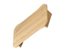 Alipis Reposapiés de Madera para Oficina con Plataforma Inclinada Antideslizante Soporte Ergonómico para Teletrabajo y Movilidad Taburete Compacto para Debajo del Escritorio Diseño