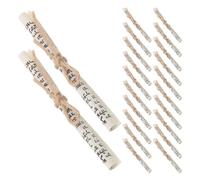 Alipis Rollos de Bendición de Mezuzá Kosher 25 Piezas, Pergamino Hebreo Tradicional para Puerta Judía, Papel Estable para Decoración y Protección Hogar y Eventos Religiosos
