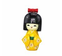 Alipis Ropa para Muñecas Tradicionales Japonesas Decoración De Estatuillas para Muñeca Geisha Japonesa Estatua De Geisha De Madera Muñeca Kimono Japonés Kokeshi Madera Antiguo Japón