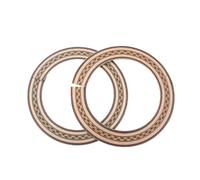 Alipis Roseta Resistente Marrón Madera Acústica para Adhesiva de Guitarra Se, Accesorio Decorativo Que No Quiebra Clásica Adecuado para Guitarras Acústicas
