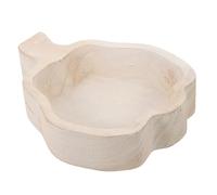 Alipis Rustic Wooden Pumpkin Serving Tray Solid Wood Charcuterie Platter For Thanksgiving Parties Cheese Fruits Nuts Portable Dining Room Decor And Autumn Food Display