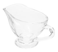 Alipis Salsera De Vidrio 170 Ml Asa y Vertedor, Recipiente Para Salsa y Aderezos, Tazón Para Condimentos De Restaurante, Adecuado Para Servir y Almacenar Salsas En Cocina y Comedor