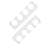Alipis Separadores de Dedos de Silicona Que Previenen Rozaduras Cómodas y Suaves 2 Piezas para Pedicura y Manicura para Uso en Salón Casa