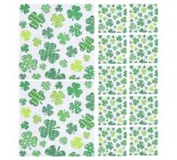 Alipis Servilletas de Papel 20 Resistentes y Cómodas Diseño de Tréboles Verde para Día de San Ideales para Bodas y Reuniones Elegantes