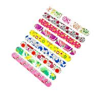 Alipis Set de 30 Limas de Uñas Esponja Impresa para Manicura Profesional, Diseño Práctico y Limpieza de Bordes, Color Aleatorio para Uso Antes del Esmalte