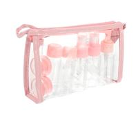 Alipis Set de Botellas Dispensadoras Reutilizables para Loción de Pet y Pp, Portátil y Durable, Adecuado para Almacenamiento de Productos de Skincare en Viajes