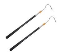 Alipis Sistema de Ganchos Telescópicos para Escalera de Ático 2 Piezas Poste Extraíble Barra para Abrir Puertas Ventanas Altas y Tragaluces Herramienta Versátil para Acceder a Áreas Difíciles