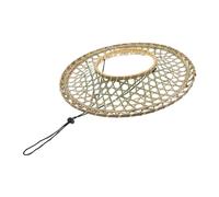 Alipis Sombrero de Bambú Oriental Sombrero Conical para Cosplay y Fiesta Accesorio Ligero y Transpirable para Eventos