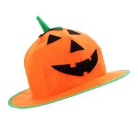 Alipis Sombrero de Calabaza para Cosplay de Halloween, Accesorio Creativo Alambre Redondo, Tamaño Único, Adecuado para Fiestas y Decoración Temática