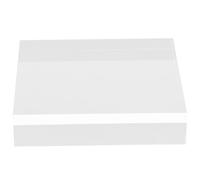 Alipis Soporte de Exhibición Acrílico Cuadrado Transparente 8X8X18 CM para Joyas Muñecas y Recuerdos Base Resistente para Decoración y Almacenamiento en Escritorio