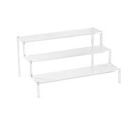 Alipis Soporte de Exhibición Acrílico Transparente Desmontable para Figuras y Joyas con Diseño Escalera Compacto y Fácil de Limpiar