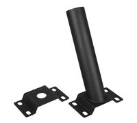 Alipis Soporte de Extensión para Poste de Luz Solar para Calle, Estante de Iluminación Exterior de Acero Negro, Compatible Luces LED para Montaje en Exteriores