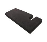 Alipis Soporte de Objetivo para Tiro Arco Base de Eva Negro, Resistente a Impactos y Anti-vuelco para Entrenamiento al Aire Libre Zona de Tiro