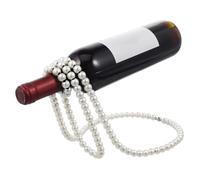 Alipis Soporte de Vino de Collar de Perlas Estante de Vino de Forma Especial botellero Colgante botelleros para Pared Estante del Vino del Collar botellero Flotante