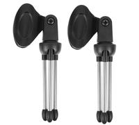 Alipis Soporte Metálico 2 Piezas para Micrófono de Sobremesa de Metal y Plástico Trípode Plegable Ajustable para Grabación de Video y Reuniones Familiares
