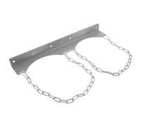 Alipis Soporte para Cilindros de Gas Doble Posición de Montaje en Pared, Acero Inoxidable 201, Compatible Botellas de 40l, Portabotellas de Gas Industrial para Almacenamiento Seguro