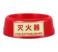 Alipis Soporte para Extintor de Incendios de Plástico Resistente Base Luminiscente para Extintores de 1 Kg Soporte Estable para Almacenamiento en Interiores y Protección contra