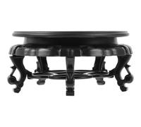 Alipis Soporte para Macetas de Resina, Estable y Práctico, Negro