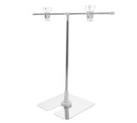 Alipis Soporte para Pancartas de Acero Inoxidable Ajustable, Expositor de Carteles de Sobremesa Compacto para Letreros Publicitarios en Mostradores y Oficinas