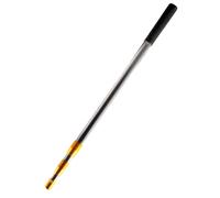 Alipis Soporte para Pesca de Acero Inoxidable Resistente y Duradero Mango Telescópico Reforzado Funda Amarilla Accesorio Práctico para Pesca Portátil y para Redes y Trampas de Captura