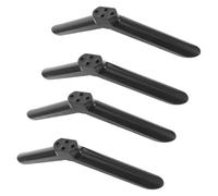 Alipis Soporte para TV de 40 Pulgadas con Tornillos y Base de Escritorio Antideslizante, Patas de Pedestal Negras con 4 Almohadillas, 2 Pares para Televisores de Sobremesa y