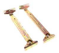 Alipis Soporte Telescópico Ajustable para Camilla de Belleza Barra de Tracción Mecanismo de Elevación 10 Niveles y Bisagras Triangulares Adecuado para SPA y Salón Profesional