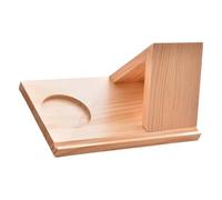 Alipis Soporte Triangular Portátil para Libros de Madera Natural Estantería Independiente Multifuncional Atril de Mesa Compacto y Ligero para Libros Teléfono y Vasos Diseño