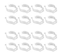 Alipis Soportes de Clips en U para Tubo de Luz T8 100 Piezas de Acero al Manganeso Resistentes para Portalámparas Fluorescentes LED Fijación Económica para Instalación Interior y