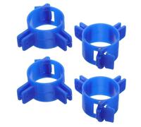 Alipis Soportes de Montaje Desmontables para Patas de Mesa Plegable Abrazaderas de Plástico Azul para Tubos de 45 MM Juego de 4 Piezas para Fijación Estable en Mobiliario Portátil y