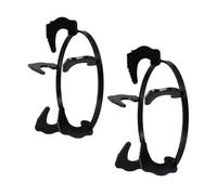 Alipis Soportes para Estufa de Cocina 2 Piezas Negros, Estante Redondo de Hierro Antioxidante 18.5 Cm y 20.2 Cm, Soporte para Quemadores de Gas Antideslizante y Fácil de Limpiar