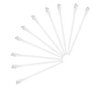 Alipis Soportes para Gafas de Metal Delgados 10 Piezas Transparentes Protectores Flexibles para Patillas Cojines Antideslizantes para Orejas Accesorios para Uso Diario y Actividades