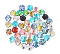 Alipis Suministros para Hacer Joyas Cabujones Planos 12 MM 200 Piezas Multicolor para Manualidades y Kit de Bisutería Artesanal Color Aleatorio