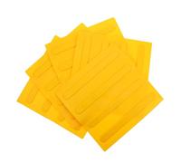 Alipis Tablero de Ladrillo Táctil Resistente de Pvc para Piso y Vía Peatonal, 5 Piezas en Forma de Tira Hueca, Fácil de Despegar para Senderos Peatonales