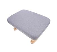 Alipis Taburete de Madera Maciza Multifuncional para Asiento y Reposapiés Banco Pequeño y Portátil para Dormitorio Sala de Estar y Oficina Diseño Compacto y Duradero Banco para Cambiar