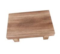 Alipis Taburete de Madera para Dormitorio Taburete Escalonado de Noche para Casa como Reposapiés de Escritorio o Banco para Muebles