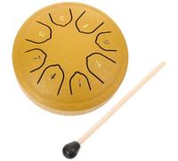Alipis Tambor de Lengua de Acero Portátil Mini Notas con Baquetas Instrumento Etéreo de Percusión Manual para Educación Musical y Regalo Infantil
