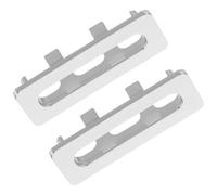 Alipis Tapa de Desbordamiento para Lavabo 2 Piezas, Inserto Plástico Compatible Fregaderos de Cocina y Baño, Anillo de Rebose Resistente para Prevención de Derrames y Mejora Estética