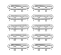 Alipis Tapa de Desbordamiento para Lavabo Baño y Fregadero Anillo de Desbordamiento de Plástico Durable 20 Piezas Accesorio Práctico para Reparación y Mantenimiento Doméstico