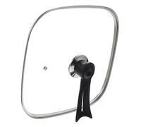 Alipis Tapa de Vidrio Cuadrada para Olla Eléctrica de Cocina con Asa Ergonómica Resistente y Cubierta Multifuncional para Conservación y Uso Diario Hogar y Restauración