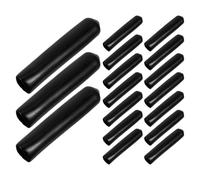 Alipis Tapas Antipolvo Negras para Vertedor de Botellas 24 Unidades Cubiertas Protectoras de Plástico 55 X 11 CM para Picos de Dispensadores de Licor y Aceite Uso en Cocina Bar y