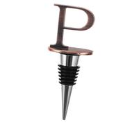 Alipis Tapón De Corcho Para Vino Con Iniciales Combinación De Iniciales De Botella De Vino Reutilizable De Aleación De Aluminio