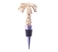 Alipis Tapón para Botella de Vino Creativo de Aleación Metálica Diseño de Árbol Tropical, Sellado Reutilizable, Seguro y Saludable, Adecuado para Uso en Reuniones y Decoración, 1 Unidad