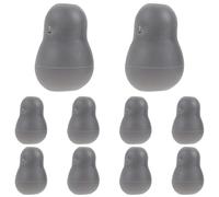 Alipis Tapones Oídos de Estetoscopio 10 Piezas Repuesto Gris Pequeños Auriculares de Botón Accesorios Médicos para Uso Profesional y Estudiantes de Medicina