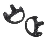 Alipis Tapones Oídos Interfonos de Goma Negra Molde Reutilizable para Auricular Izquierdo y Derecho Tamaño Pequeño Par de Tapones de Silicona para Radios Bidireccionales Accesorios