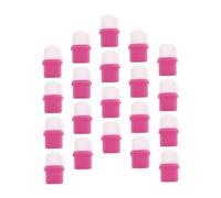 Alipis Tapones Plástico para Prácticos de para de y Cómodos Silicona Uso Quitar Esmalte Profesionales 20 Unidades Uñas Doméstico y Salón de Manicura