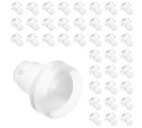 Alipis Tapones Transparentes para Patas de Silla 100 Pcs, Protectores Antideslizantes de PVC Redondos 10 Mm para Muebles, Insertos para Patas de Mesa y Sillas, Accesorios para Proteger