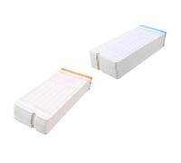 Alipis Tarjetas de Asistencia en Papel 200 Hojas para Control Horario Empleados y Registro Jornada Laboral Tarjetas Reloj Mensuales para Oficina Accesorios de Oficina Paquete 2